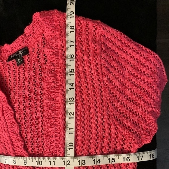 NWOT Notations Pink Knit Sweater Jacket - Picture 5 of 5